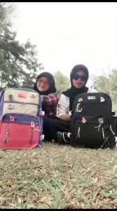 Tas Ransel Wanita Perempuan Remaja Korea Style Terbaru Populer Viral Cewek Kekinian BackPack Sekolah SD SMP SMK SMU Gendong Laptop Punggung Mewah Murah