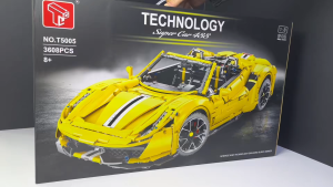 Đồ chơi lắp ráp mô hình siêu xe Ferrari 488 T5005 tương thích Lego – xe đua mô hình cho trẻ em