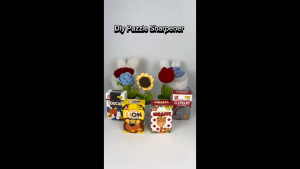 DIY Puzzle Pencil Sharpener Children Early Learning Educational Stationary Kids Party Gift Door Gift Kindergartens