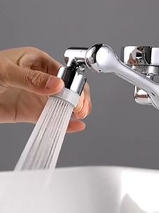 หัวต่อก๊อกน้ำ หัวต่อก๊อกน้ำ ก๊อกต่อหมุนได้ หัวต่อกันน้ำกระเด็น หัวต่อก๊อกน้ำ หมุนได้ 1080องศา