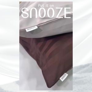SNOOZE ปลอกหมอน สวมหมอน กันไรฝุ่น เนื้อสัมผัสเนียนนุ่ม ป้องกันการเกิดริ้วรอยบนใบหน้า