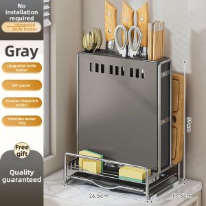 Multipurpose Utensil Storage Rack Stainless Steel