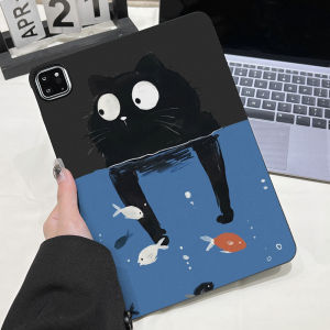 Matte Tablet Case for Xiaomi Pad 6S 7S 6 7 8 Pro 11.2 Inches Mini 8.8 Inch Shell Black White Minimalist Line Cat Style Prints