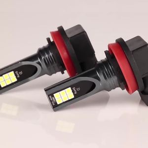 Bộ 2 Bóng Đèn LED H8 H11 H9 9006 HB4 Siêu Sáng Đèn Sương Mù Ô Tô Đèn Chạy Ban Ngày Tương Thích 12V/24V Với Nhiều Loại Xe
