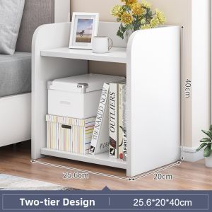 Narrow Bedside Storage Cabinet