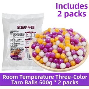 Colorful Taro Balls with Sago Pearl