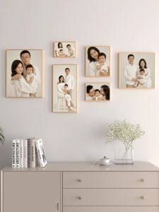 Creative Photo Wall Photo Frame Wall-Mounted Combination Restaurant Living Room Wall Decoration Wall Photo Album Wall Photo Background Wall