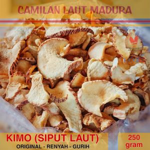Kimo Siput Laut Renyah Gurih Bebas Gluten Camilan Laut Madura Oleh-oleh Khas - 250gr