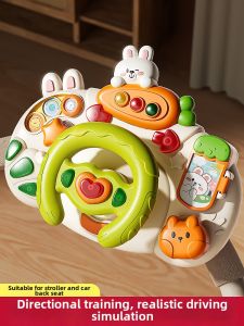 XIDIQI | Steering Wheel Toy For Baby Educational Driving Simulation