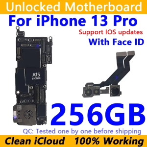 Free shipping Mainboard For iPhone 13-13 pro max Motherboard With Face ID iCloud Unlocked Logic Board Full Chips Support replace
