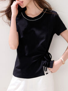 DAIXIANGFEIZI | Áo Thun Slimming Tay Ngắn Cotton