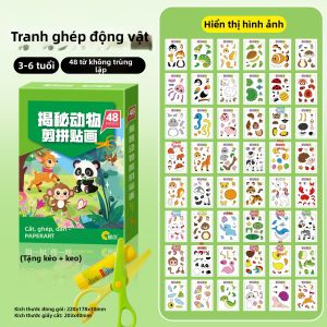 HPRETTY | Đồ Chơi Xe DIY Cắt Giấy Giáo Dục