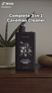 BAD LAB [CAVEMAN CLEANER] ANTI-AGING 3-IN-1 Hair Face & Body Cleaner With Fluidipure™ 400ml