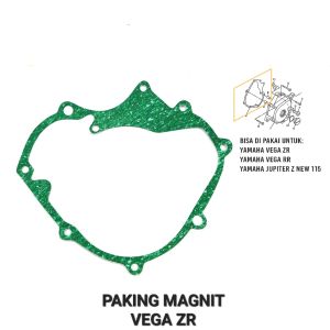 Paking Magnit Vega ZR - Packing Peking Gasket Block Blok Magnet Cover Crankcase Rengkes Kiri Yamaha Vega RR Force Fi Jupiter Z1 New Robot