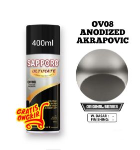 Sapporo Ultimate OV08 Anodized Akrapovic / cat semprot / cat spray