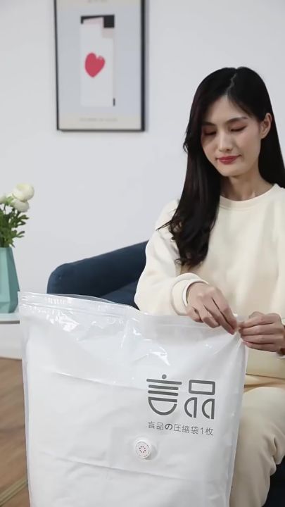 Vacuum Storage Bag Travel Electric Air Pump Vacuum Bag Mini Vacuum Sealer Space Saving Machine Suitable For Outdoor/Indoor Clothing Storage