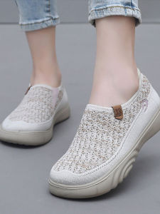 JIFANPAUL | Elastic Soft Bottom Summer Canvas Shoes