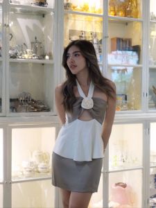 ชุดเซ็ท2ชิ้น มาแล้วววสายปาร์ตี้ สายคาเฟ่ ไม่ควรพลาด ชุดเซ็ทสุดหวาน น่ารัก เซ็กซี่ รวมไว้ในเซ็ทนี้ทั้งหมดแล้วค่า ตัวเสื้อดีไซน์ติด