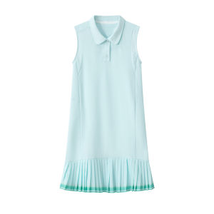 JOLLY BEAN | Sleeveless Polo Collar Dress for Girls Breathable and Spliced Design