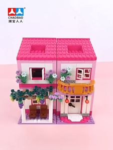 Đồ Chơi Lắp Ráp Mô Hình Nhà Biệt Thự Gia Đình Hiện Đại Summer Villa Lâu Đài To Xinh Cho Bé Từ 5 Tuổi