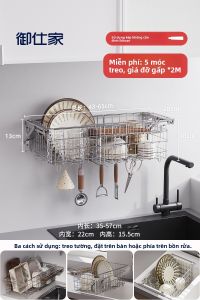 YUSHIJIA | Kệ Sấy Đĩa Treo Tường Inox