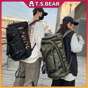 3 Ways Carry Travel Duffel Backpack Fashion Beg Baju Bagpack Outdoor Gym Bag Balik Kampung Large Capacity Beg Besar B17