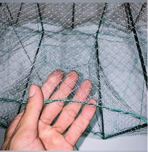 Lú dây lú 12 cửa ngục dài 4m khung 25 x 35cm mắt lưới 15p và 25p