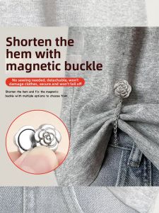 NING ZHOU | Adjustable Shortening & Anti-Slip Fixing Magnet Pin for Shirts