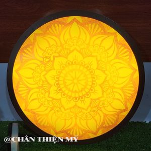 Đèn Thờ Hào Quang Trúc Chỉ In Tramg Trí Phòng Thờ Bàn Thờ Gia Tiên Treo Tượng Phật TC-HQ-14