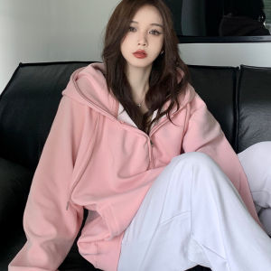 SUHUIQIAN | Hooded Oversized Lightweight Sweater Jacket
