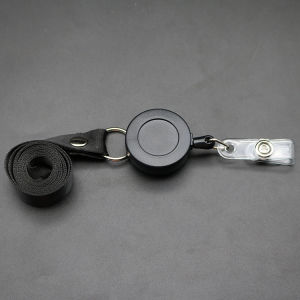 Printed Lanyard Card Holder Retractable Buckle Work ID Card Lanyard Easy Open Clip Expandable Badge Holder Business Supplies