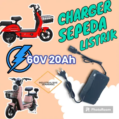 FAST CHARGING OTOHEROES 60v 20ah Charger Aki Sepeda Listrik Selis Carger Cass BEI60