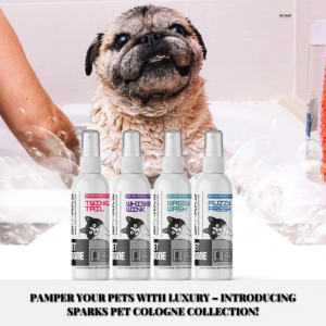 Sparks Pet Cologne: Alcohol-Free Hypoallergenic Long-Lasting Natural Moisturizers for Dogs & Cats Star