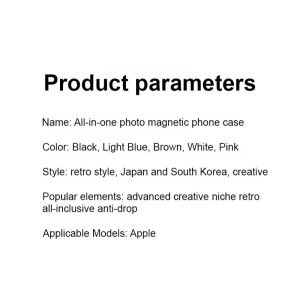 2-in-1 Retro Integrated Camera Magnetic Phone Case Bluetooth Photograph for IPhone 15 14 13 12 Pro Max 14Pro Cosmetic Mirror Metal Cover Magnetic Wireless Charging