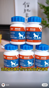 【P&P】โพรไบโอติกสำหรับสุนัขและแมว Pet โปรไบโอติก อาหารเสริม แมว/สุนัข ช่วยในระบบย่อยอาหาร เชื้อแบคทีเรียในลำไส้ และภูมิคุ้มกัน 180เม็ด