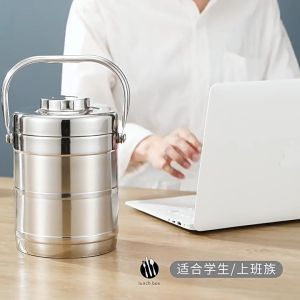 🔥Ready Stocks🔥 Stainless Steel Vacuum Thermos Heated Lunch Box Containers / Food Carrier/保温锅