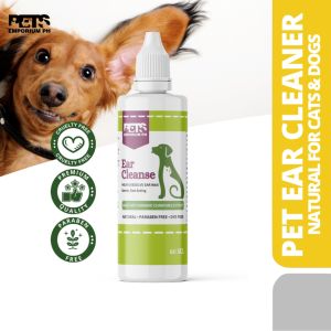 Pets Emporium PH: Pawfect Ear Cleanse - Natural Ear Drops for Dogs & Cats Odor Wax & Mite Removal Care