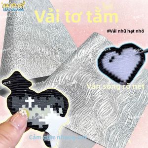 CHUNCAN | Vải Trang Trí Bằng Kim Tự Thân Mịn cho DIY Pixel Art