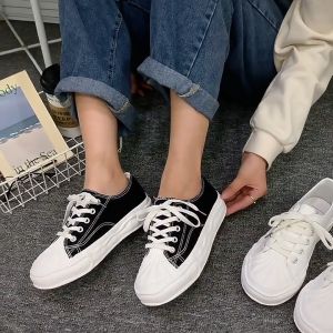 HS-0259 Sepatu Kanvas Wanita Model Terkini Sepatu Shoes Canvas Sneakers Quality Premium