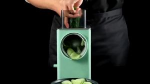 Home2U🏡 Multifunctional Vegetable Grater Cutter Slicer Shredder Hand Rotary Roller/Veggie Cut Machine