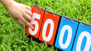 36CM Papan Skor Portable Papan Skor Score Board 4 digit Permainan Untuk Futsal Volly Badminton sepak bola bulu tangkis