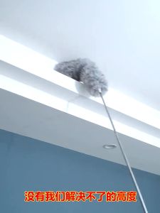 Chổi Quét Trần Gấp Gọn Thông Minh Có Cán Điều Chỉnh Độ Dài Chổi Quét Bụi Đa Năng Cán Rút Xoay 360 Độ OKSEP