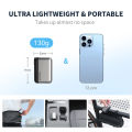 TOPUMP TB2 PRO Mini Portable Electric Pump for Bike Cordless Tire Inflator 120PSI Max 450mAh Battery with Screen Fast Charging. 