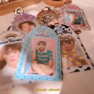 PHOTOCARD HOLDER CAHOL PC KPOP id card keyring Y2K