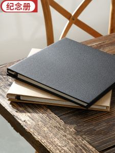 Handmade Graduation Travel Memoir Book Self-Adhesive Black Card Pages Baby Family Photo Album Creative Gift Festive Supplies