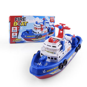 Wind-Up Toy Boat Playable in Water