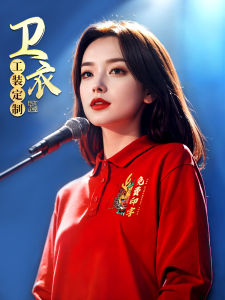 เสื้อสเวตเตอร์คอปกพับแขนยาวสีแดงพิมพ์โลโก้สำหรับงานปาร์ตี้ธุรกิจฤดูใบไม้ร่วง/ฤดูหนาว เสื้อโปโลทีมงาน ผ้าฝ้ายผสมโพลีเอสเตอร์ ลำลอง สไตล์ธุรกิจ