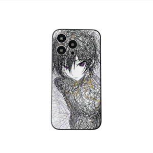 Rebellious Rurik Line Art Phone Case Compatible with  14 Pro/16 Huawei P70 Honor 200 Xiaomi 15 pro Vivo OPPO Redmi Note13