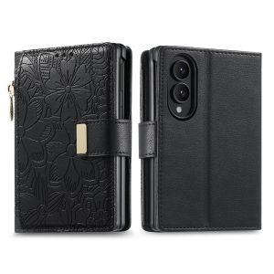 szhaiyu | For Samsung Galaxy Z Fold 8 Ultra 5G 2026 Leather Phone Case Zipper Wallet Card Slots Funda for Galaxy Z Fold 8 Protection Cover