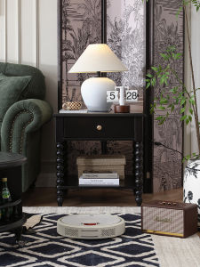 HELIDA | Retro Antique-Style Side Table Wooden